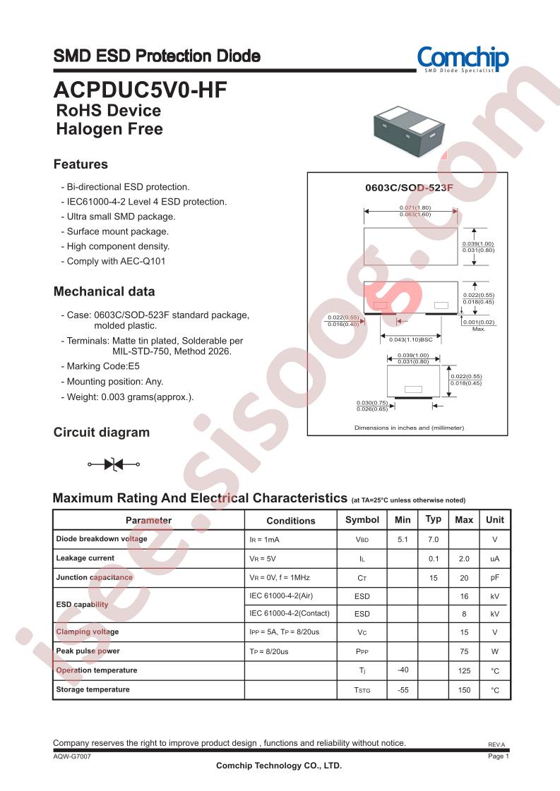 ACPDUC5V0-HF