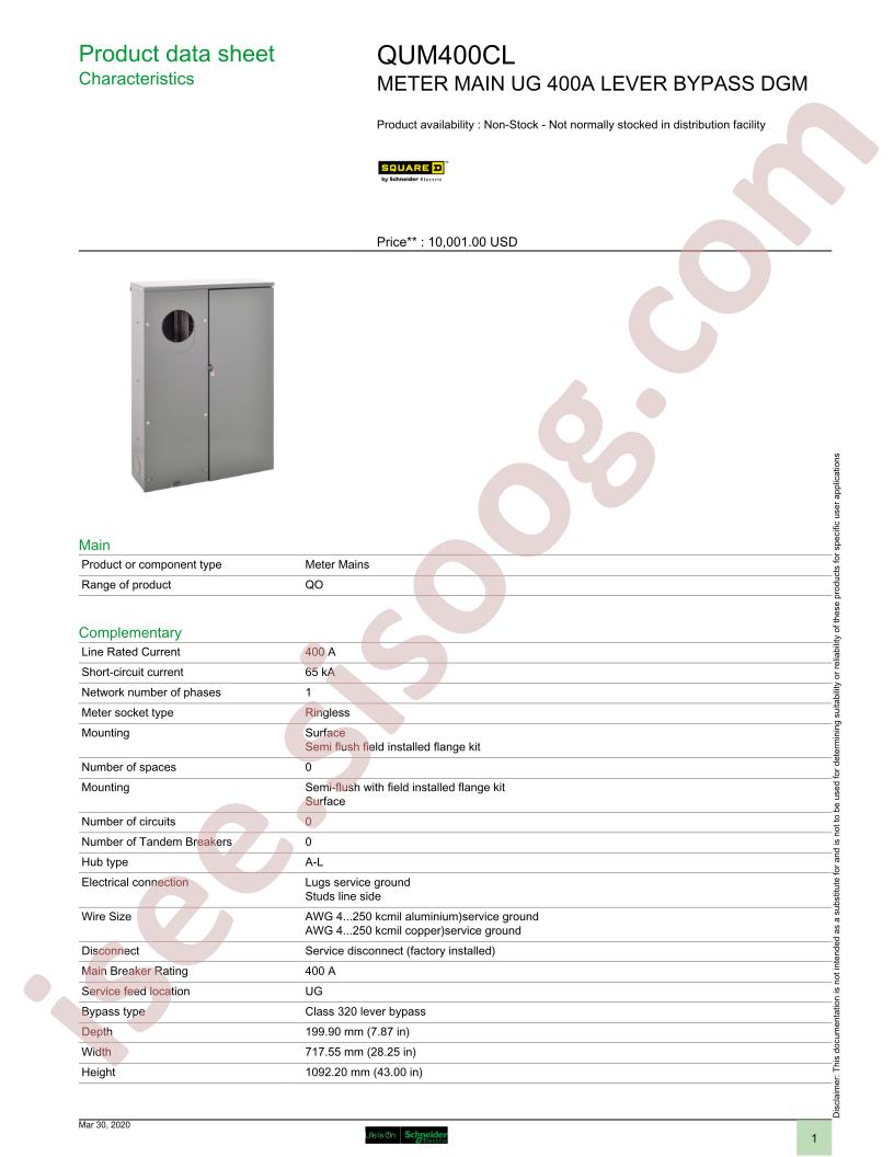 QUM400CL