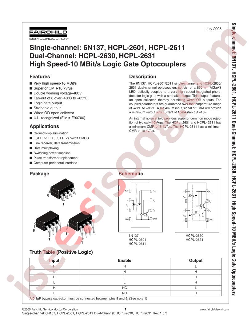 HCPL-2601TV