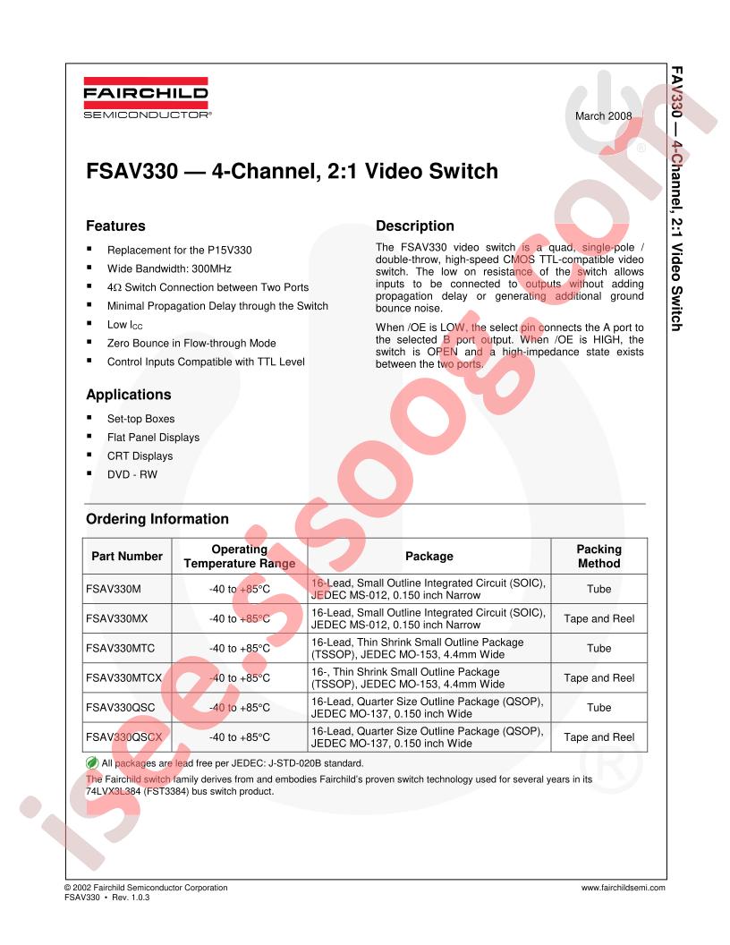 FSAV330MTC