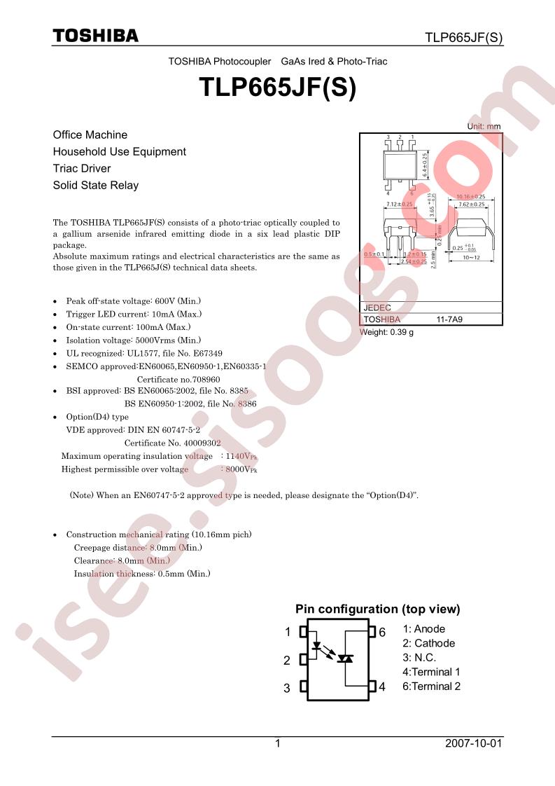 TLP665JFS