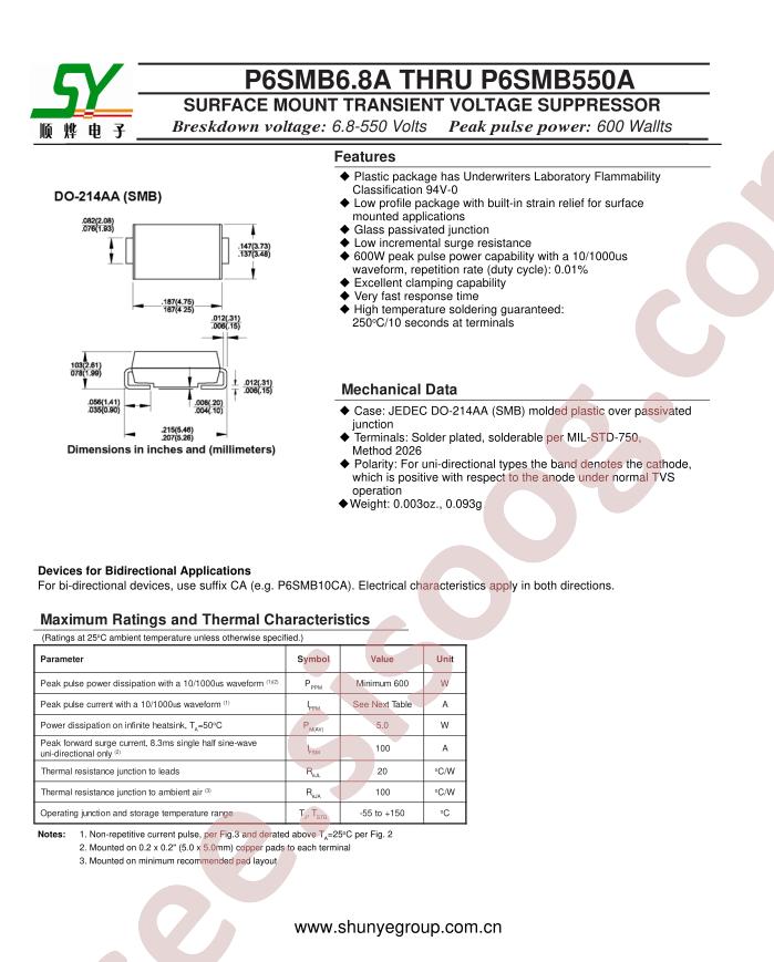 P6SMB530A