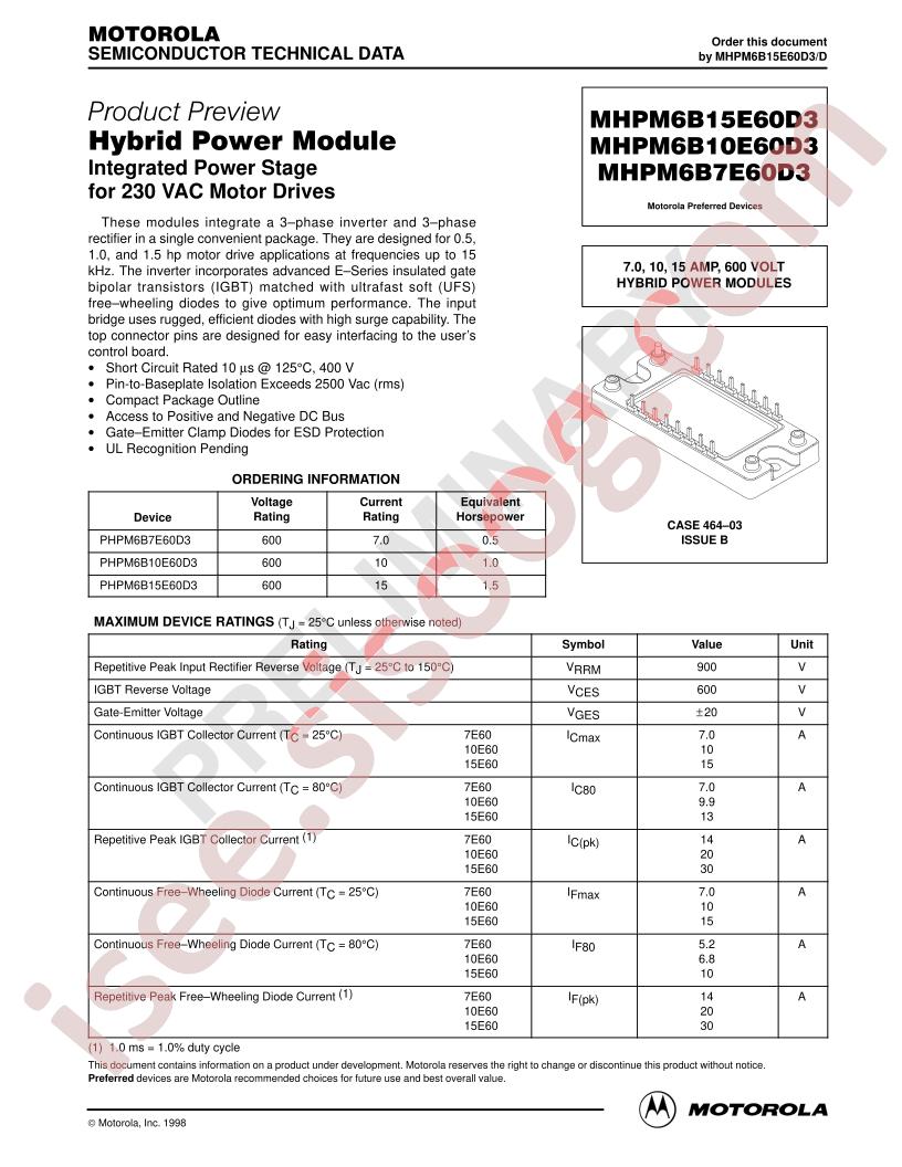 MHPM6B15E60D3