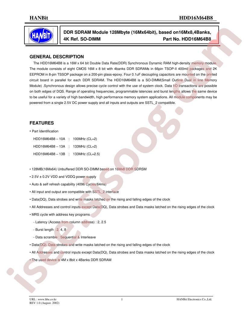 HDD16M64B8-13A