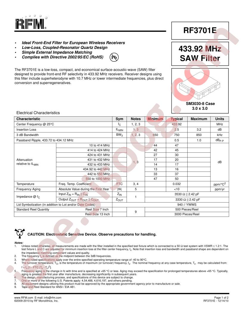 RF3701E