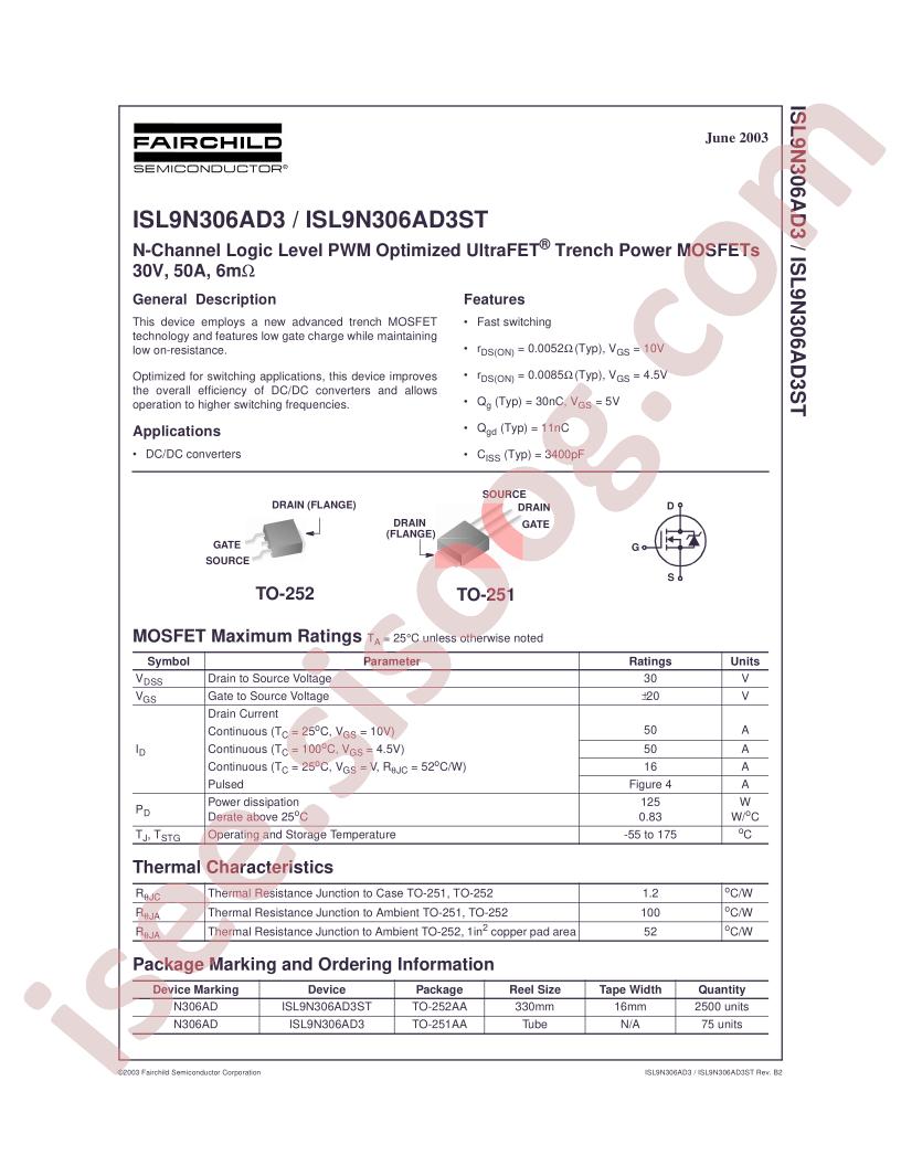 ISL9N306AD3