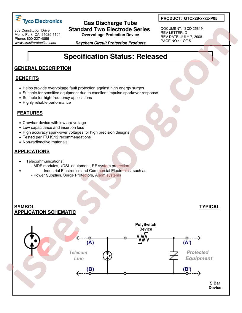 GTCA28-151M-P05-B