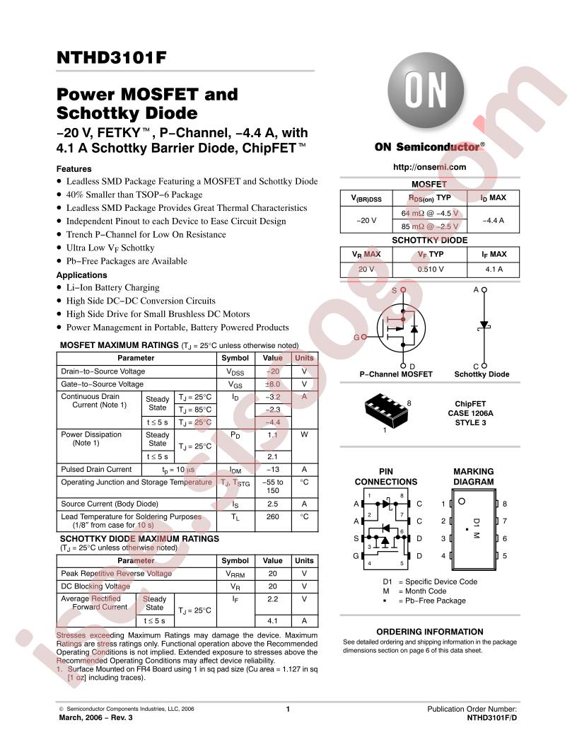 NTHD3101F