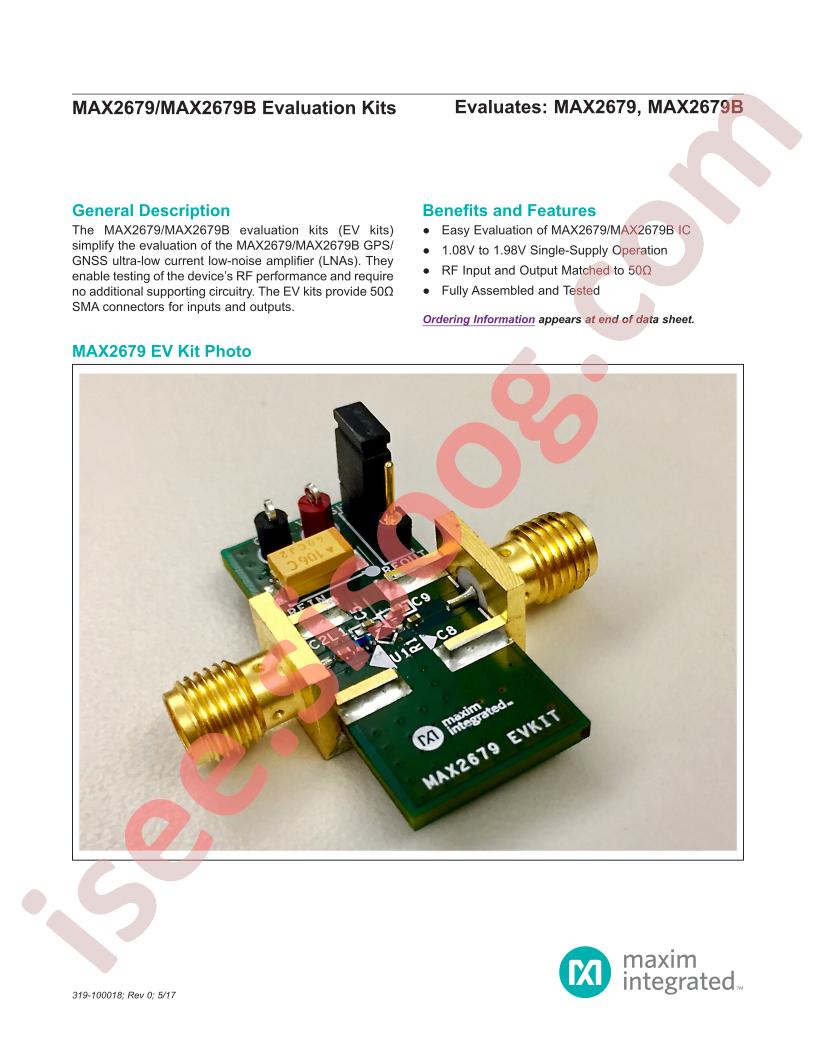 MAX2679BEVKIT