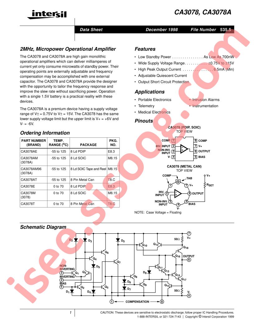 CA3078E