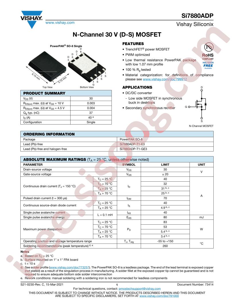 SI7880ADP-T1-E3