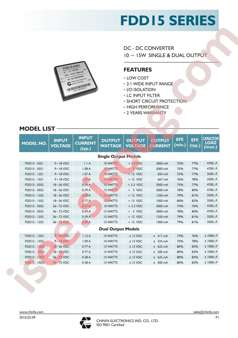 FDD15-05S2