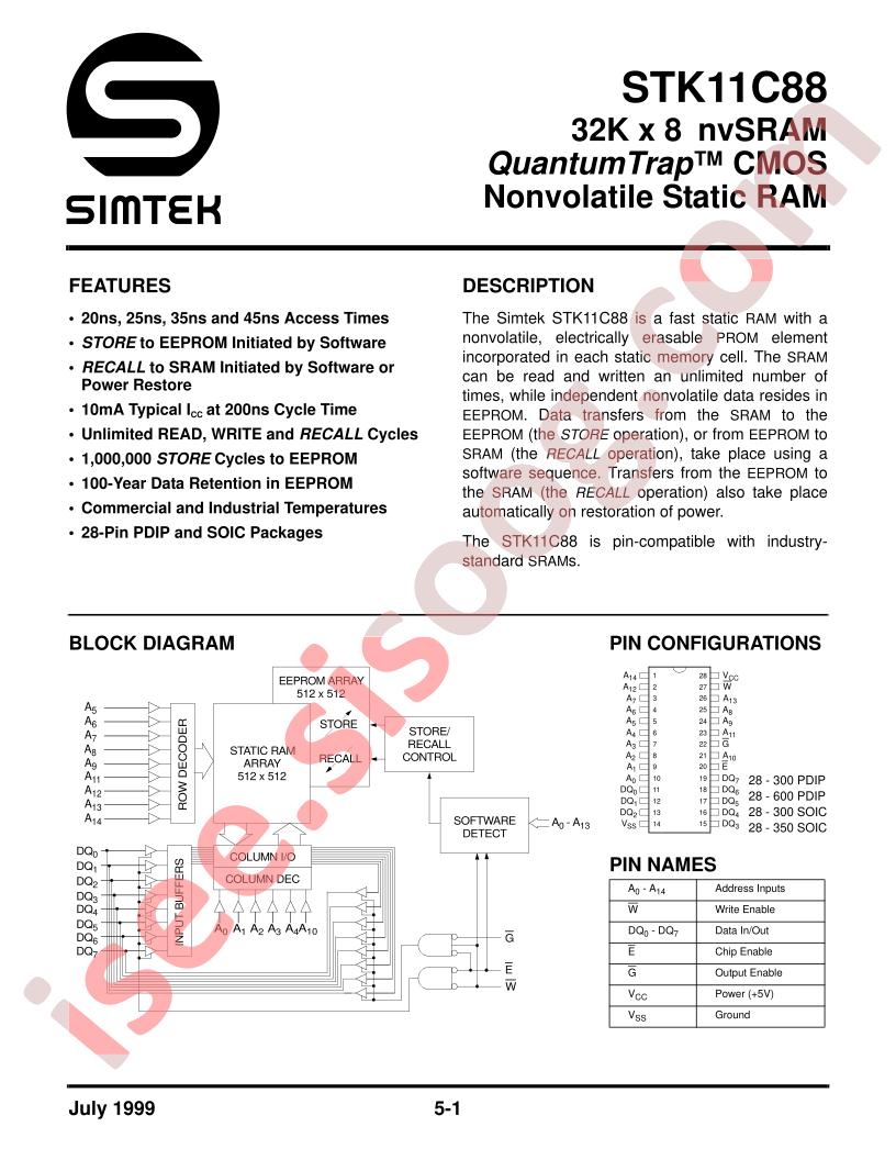 STK11C88-S45I