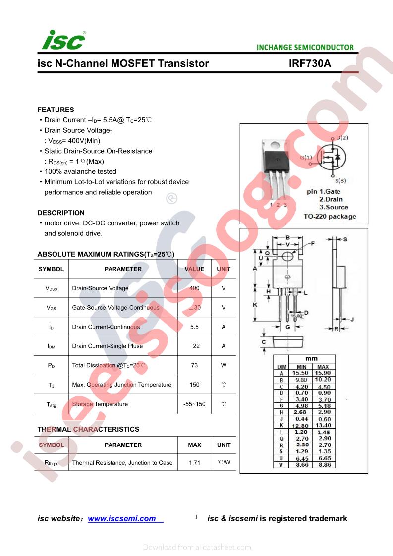 IRF730A