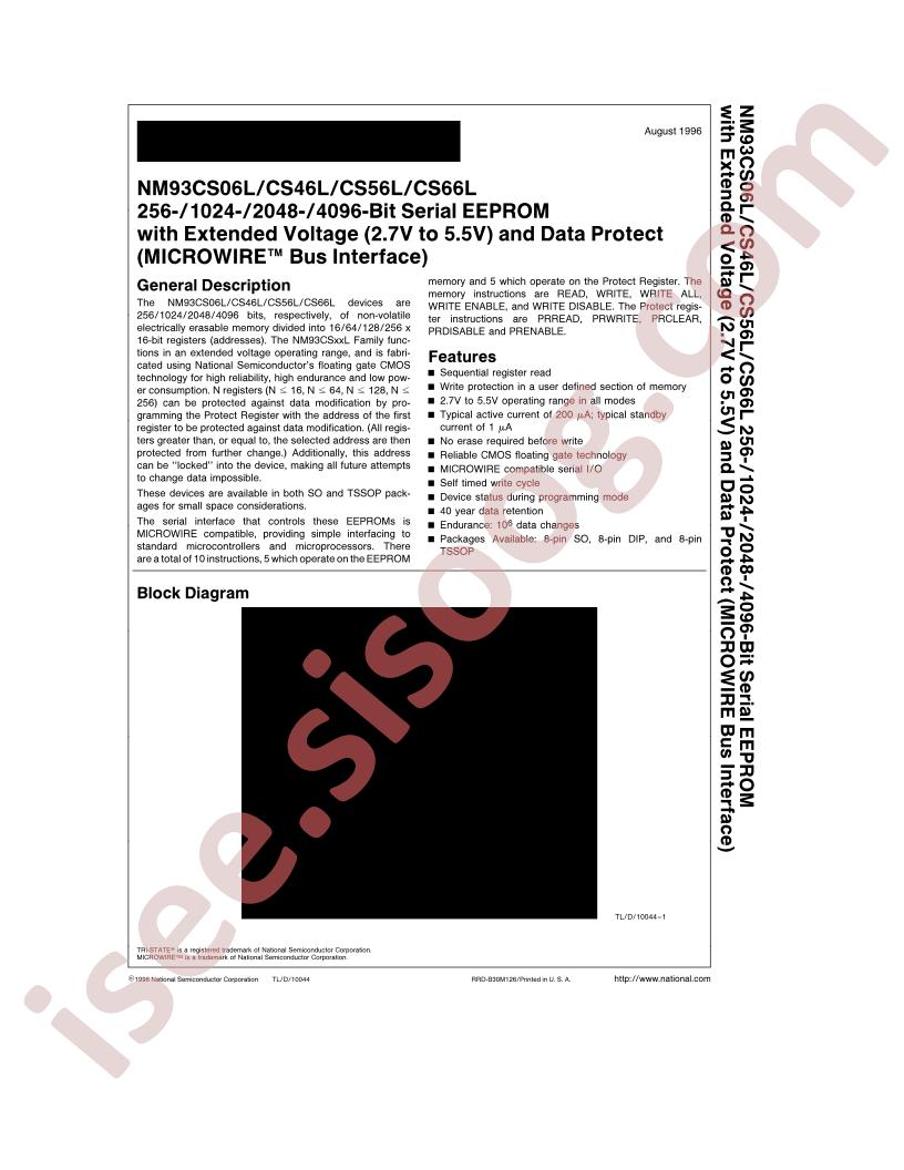 NM93CS56LVN