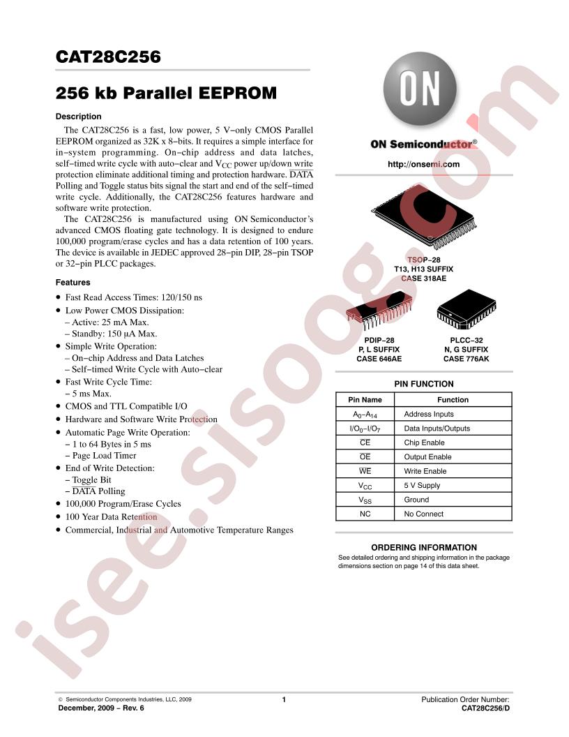 CAT28C256GA-12T