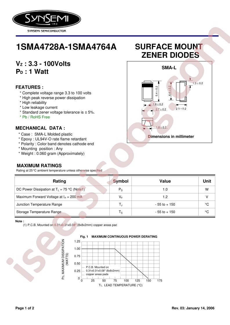 1SMA4750A