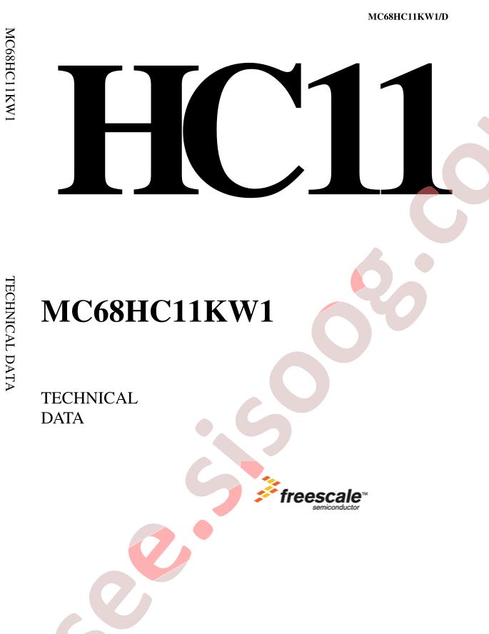 MC68HC11KW1