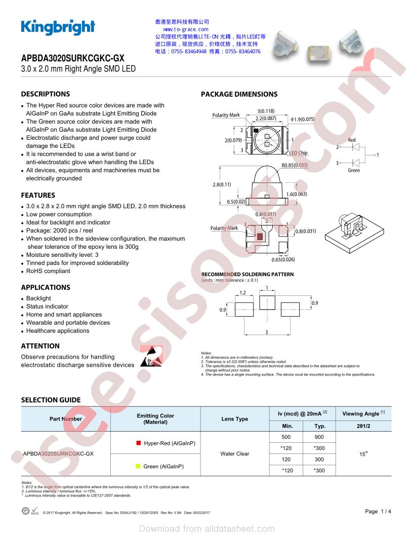 APBDA3020SURKCGKC-GX