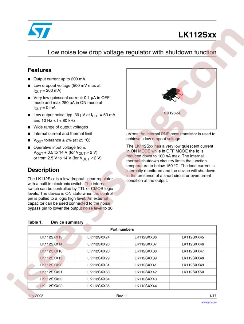 LK112SXX18