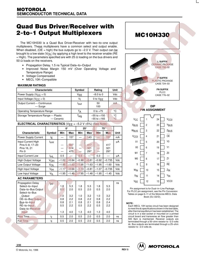 MC10H330LR2
