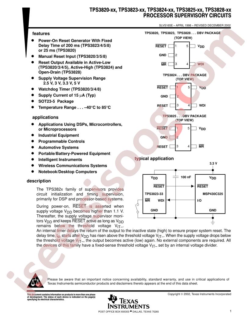 TPS3820-33DBVR