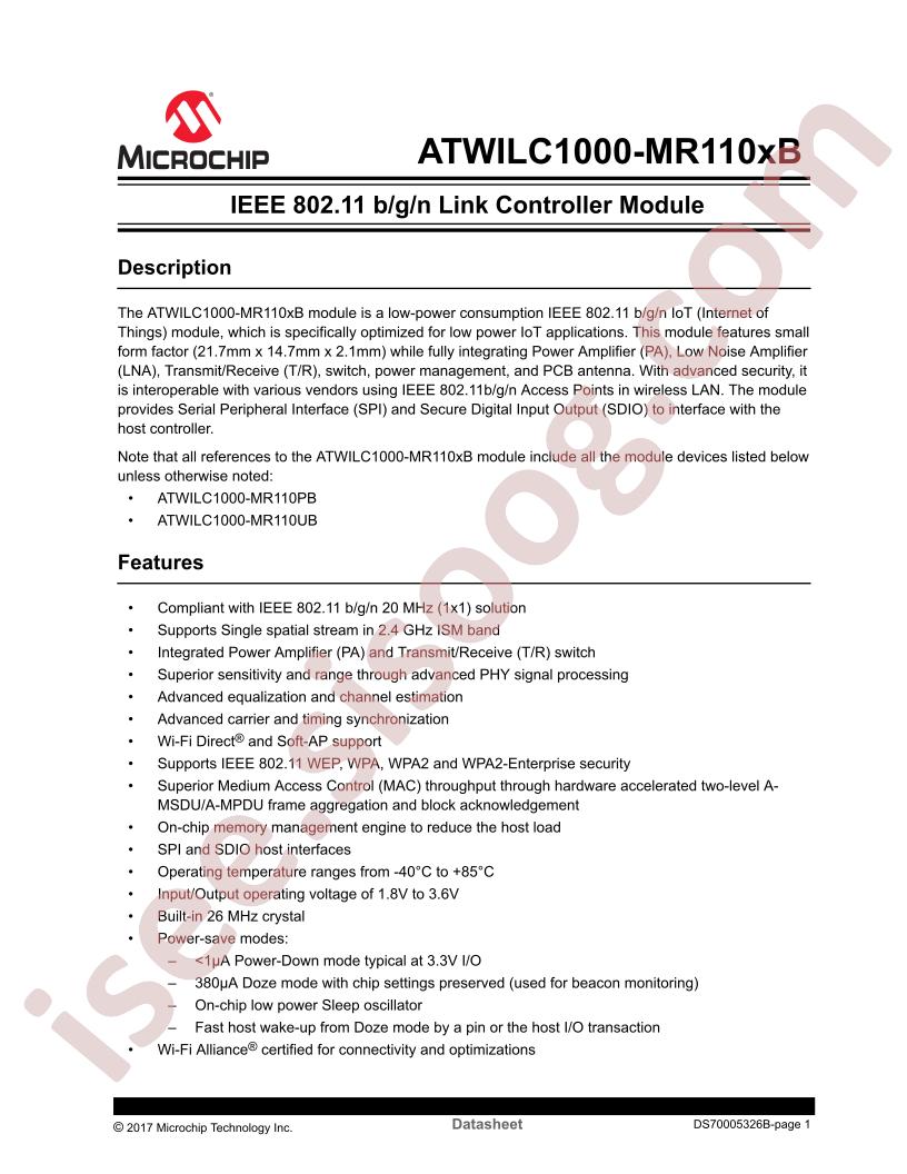 ATWILC1000-MR110XB