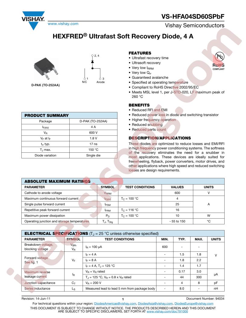 HFA04SD60STRP