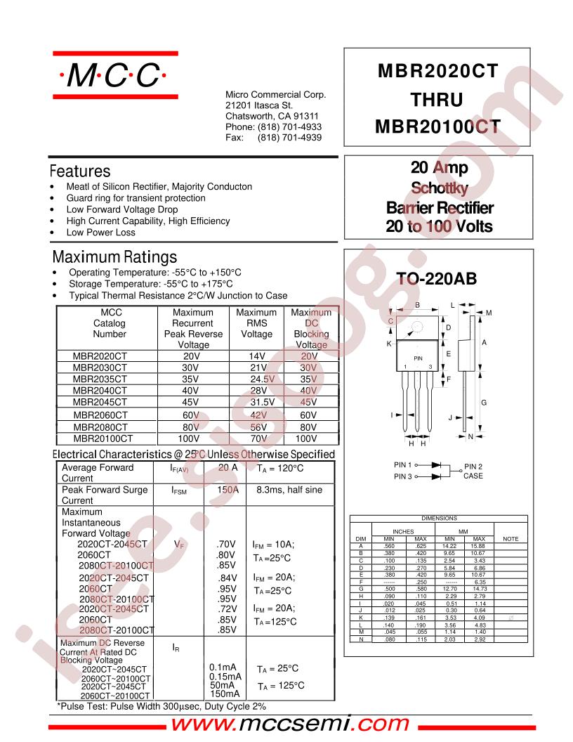 MBR2030CT