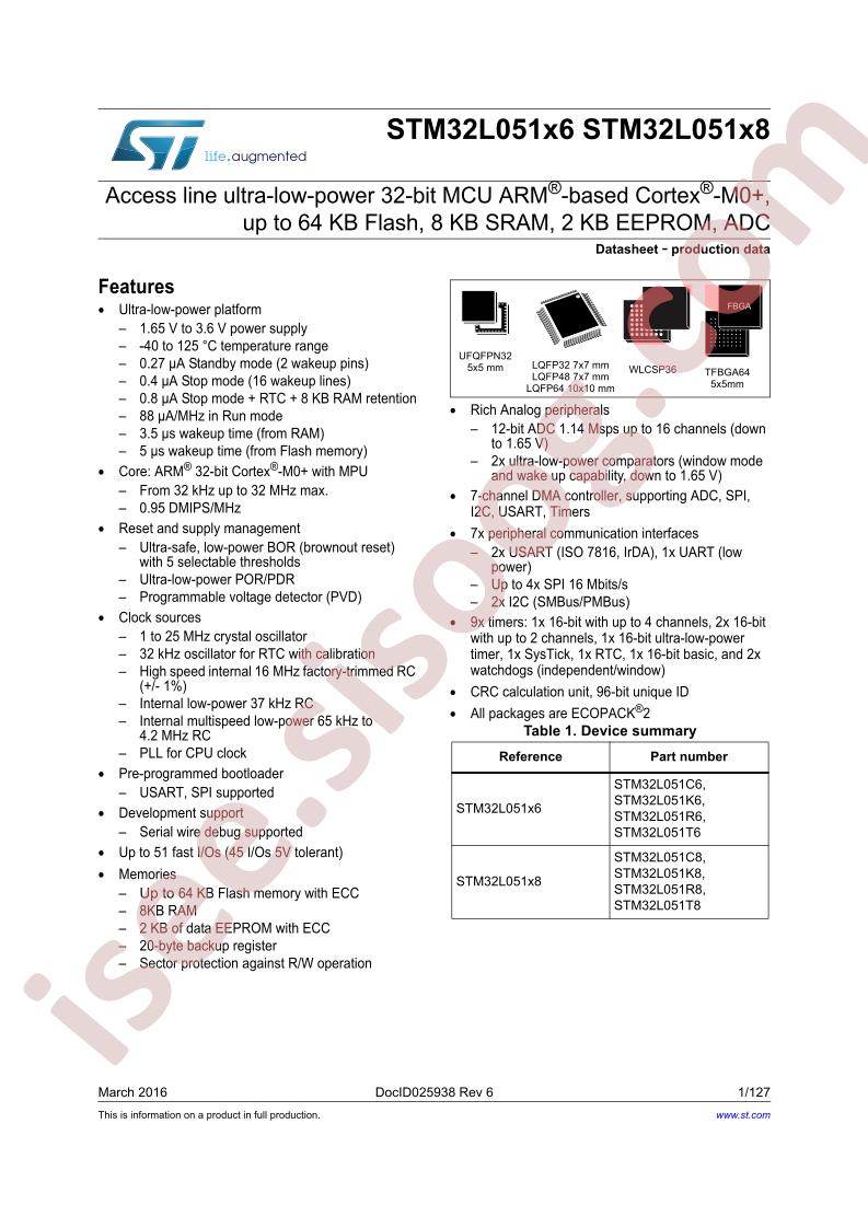 STM32L051C6