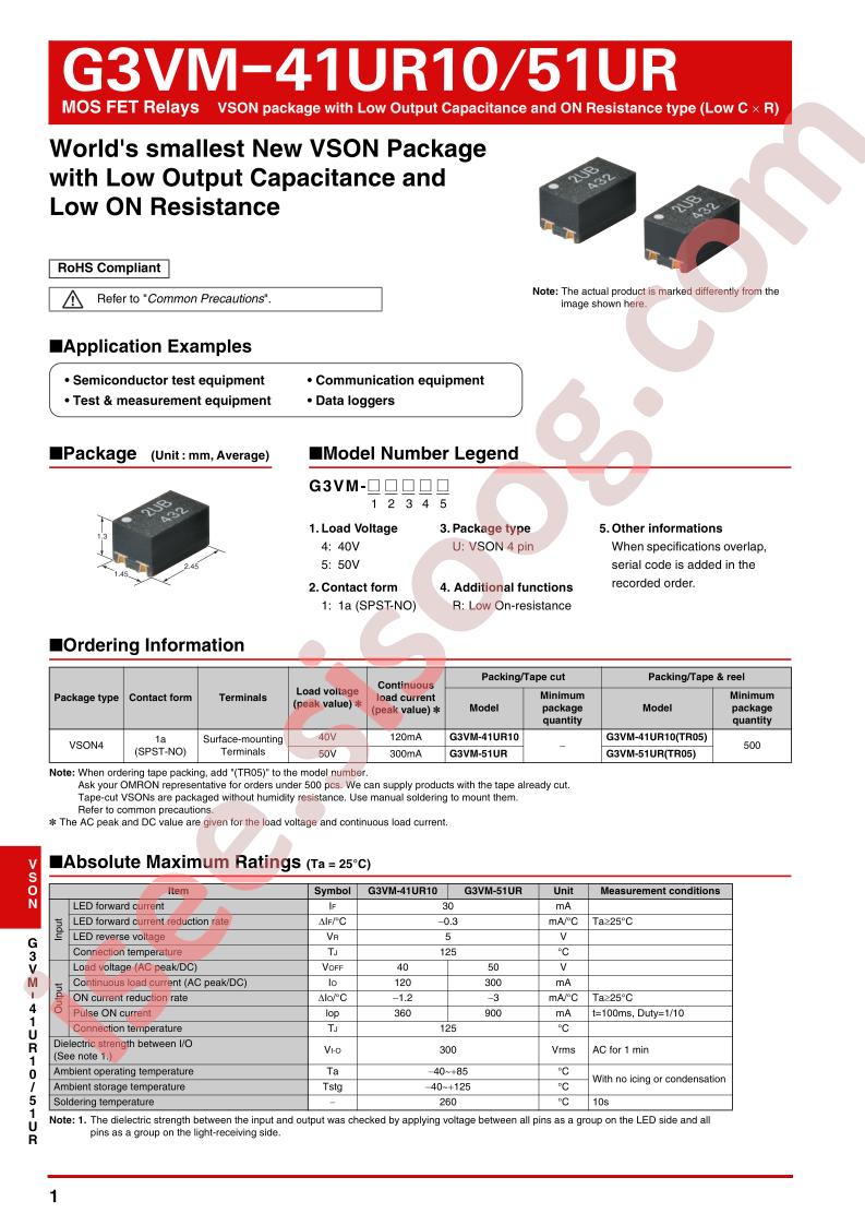 G3VM-41UR10