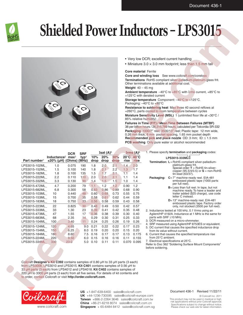 LPS3015-333MLC