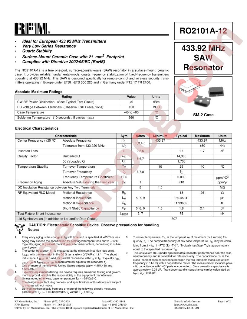 RO2101A-12
