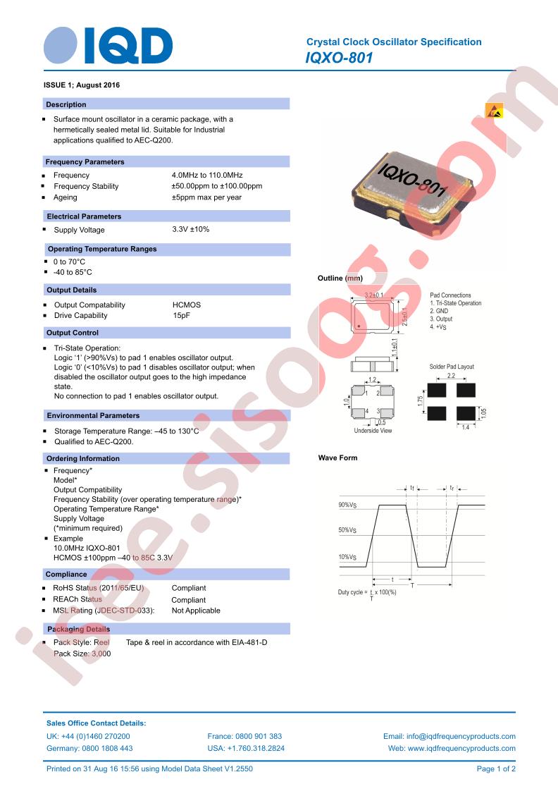 IQXO-801