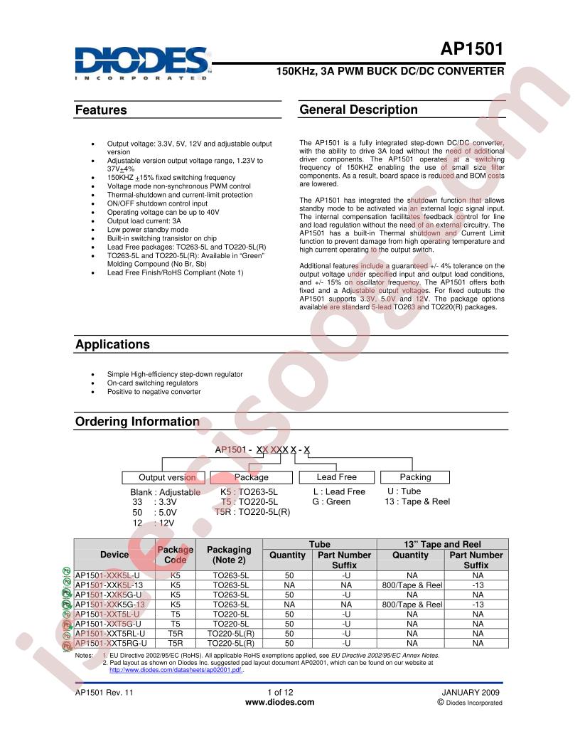 AP1501-12T5RL-U