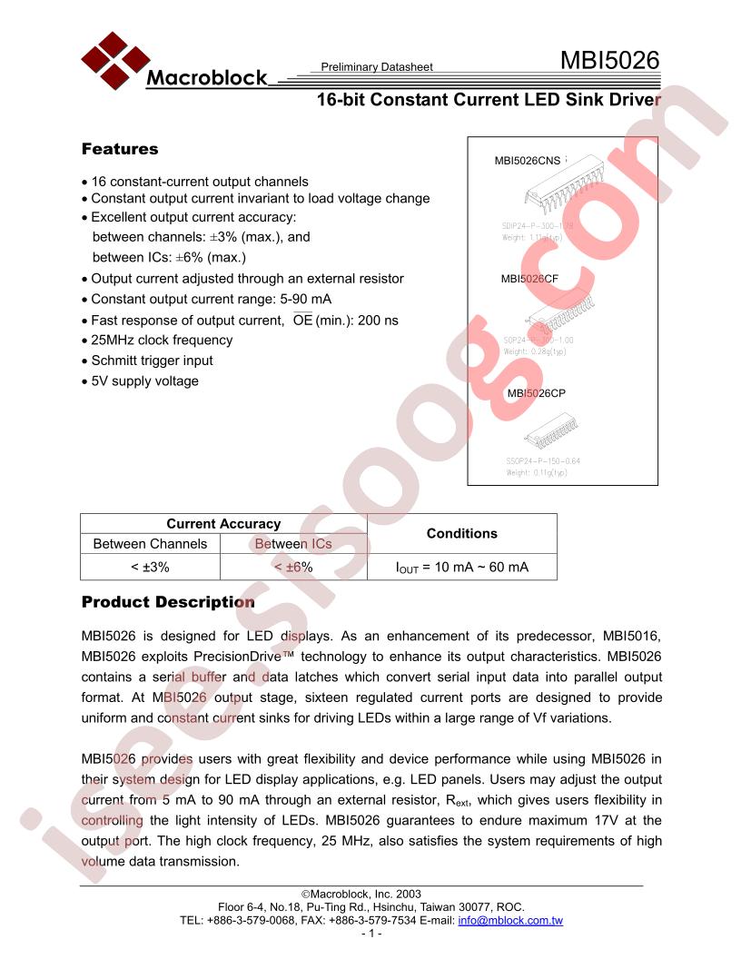 MBI5026CF