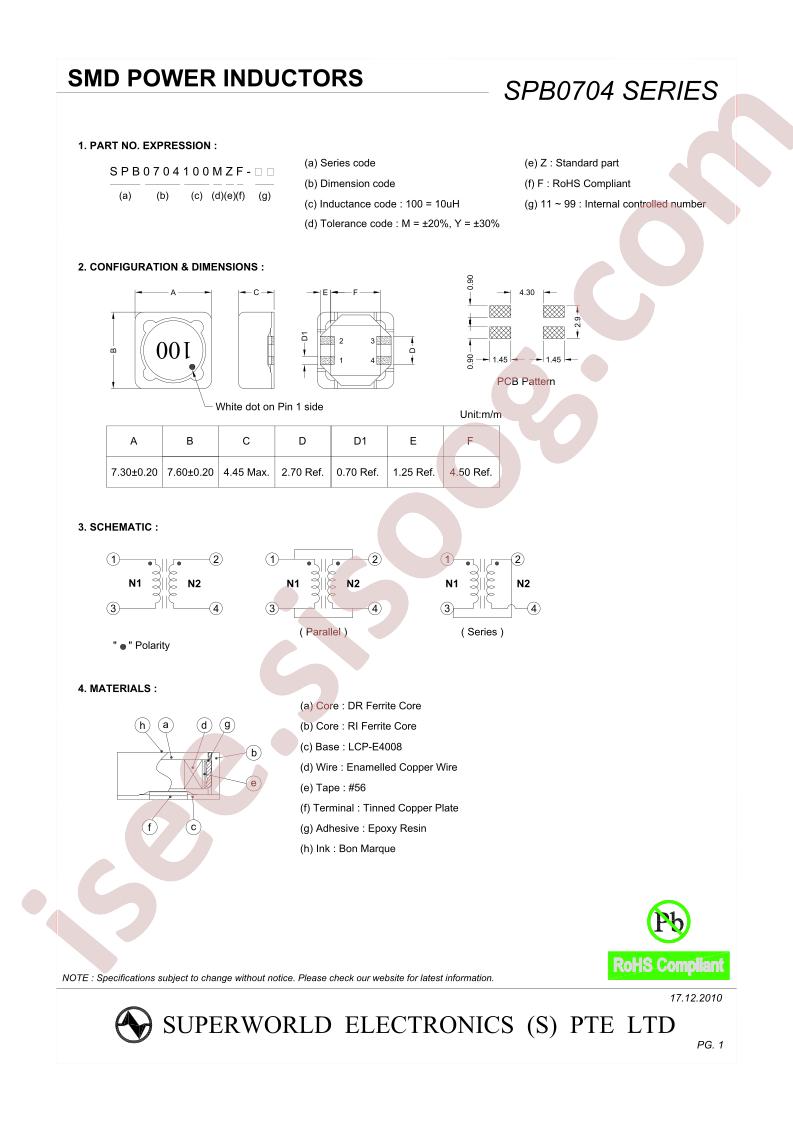 SPB0704100MZF-12