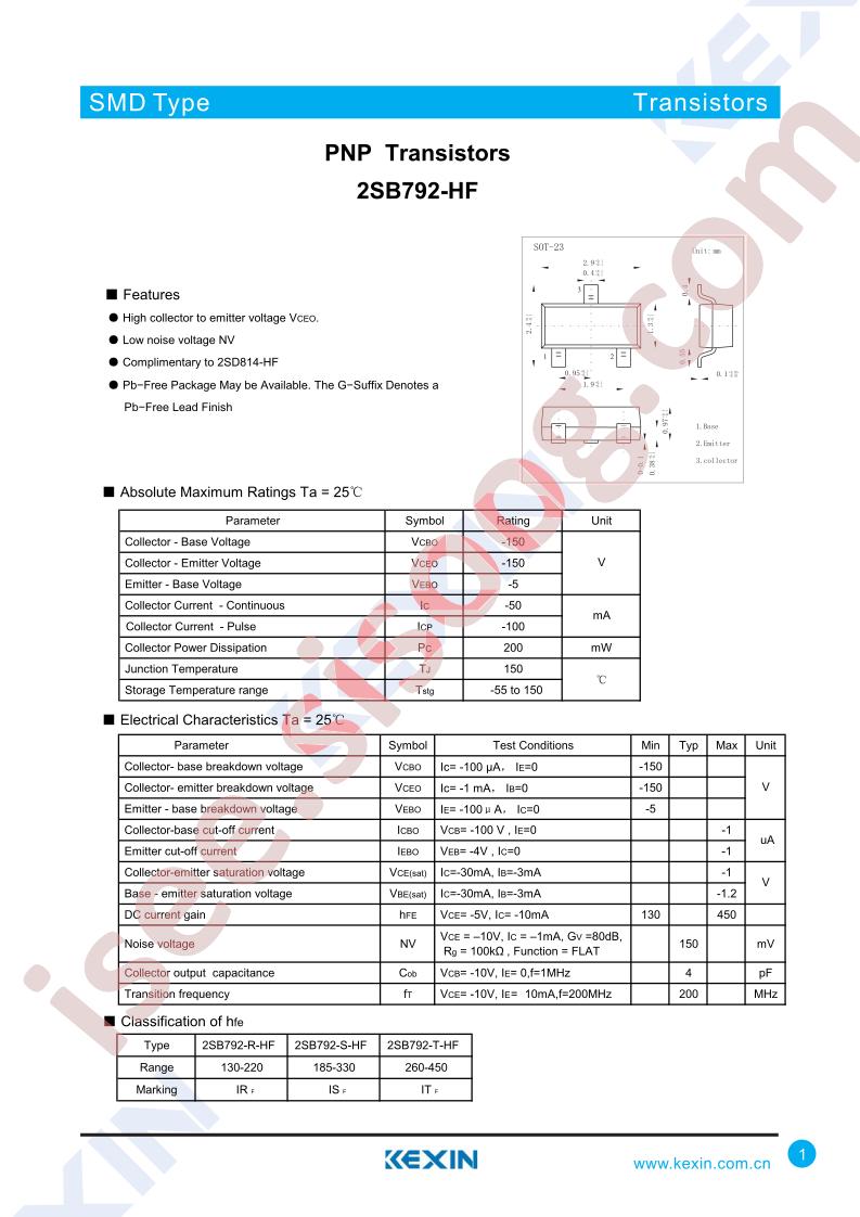 2SB792-R-HF