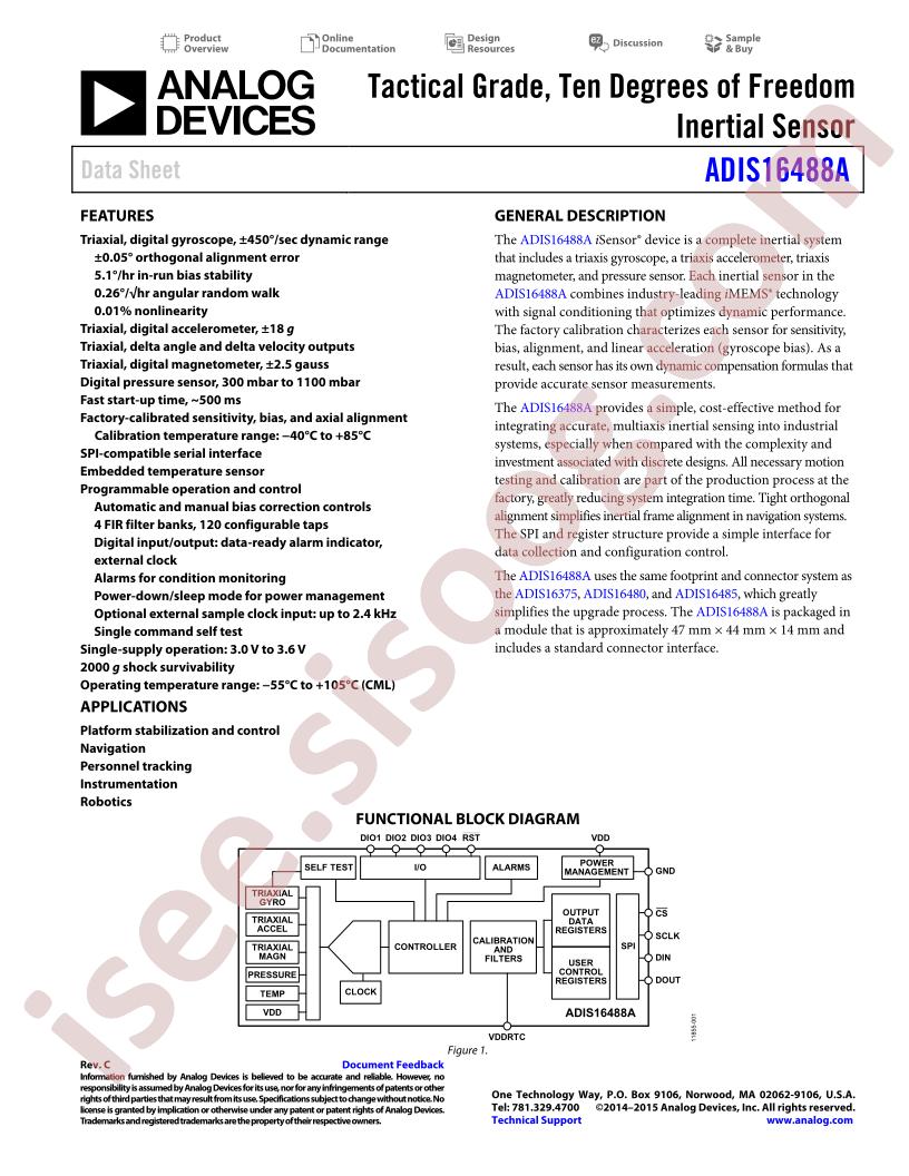 ADIS16488A