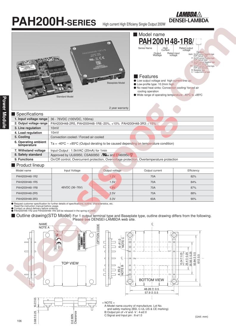 PAH200H48-3R3