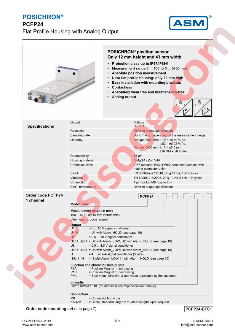 PCFP24-3000-U2-P1D-L02-M8