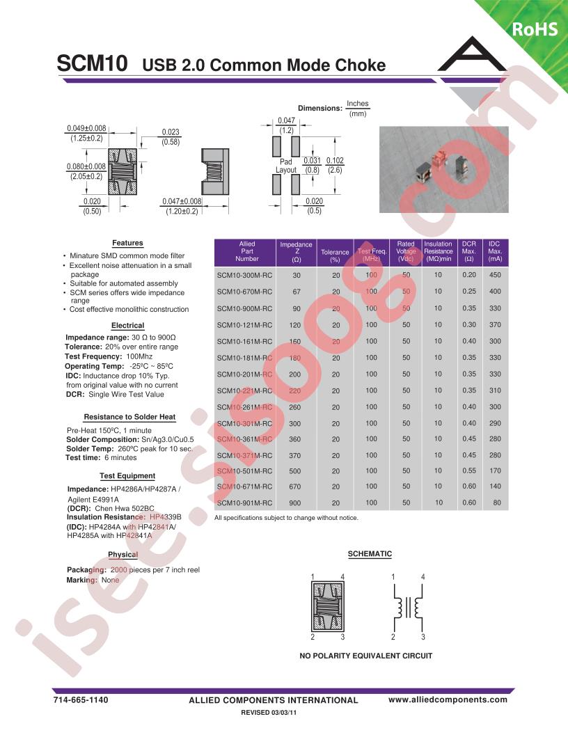 SCM10-161M-RC