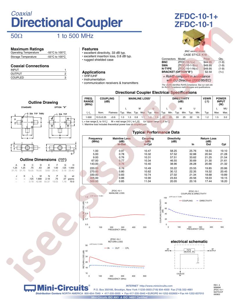 ZFDC-10-1+