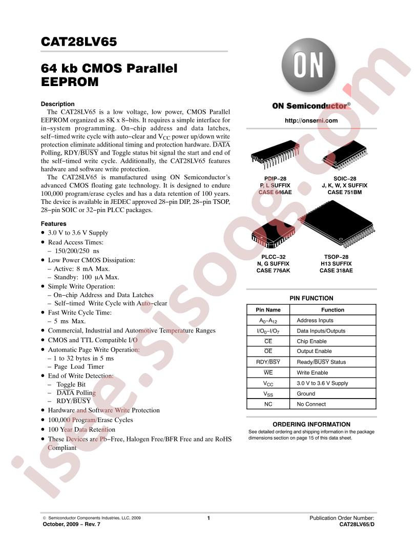 CAT28LV65GA-20T