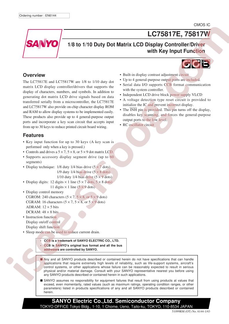 LC75817E