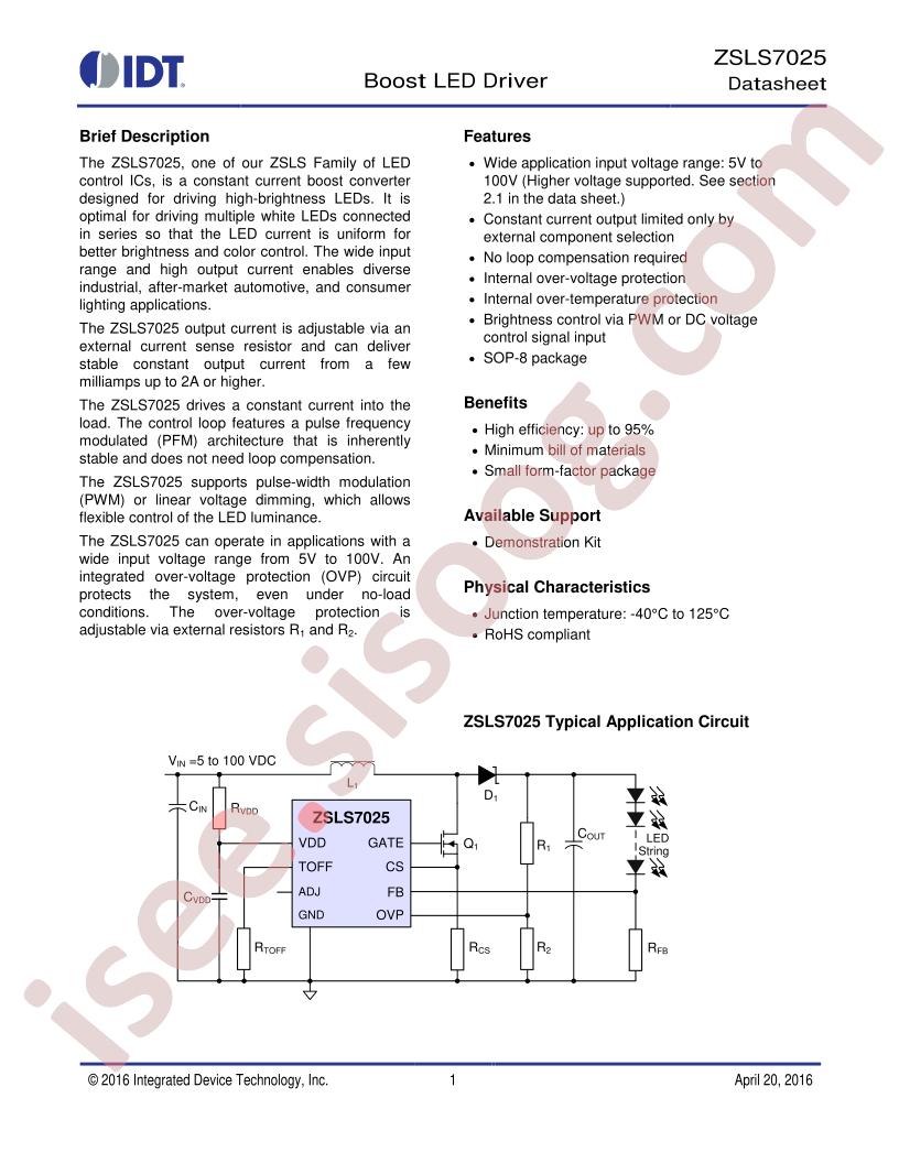 ZSLS7025KIT-D1