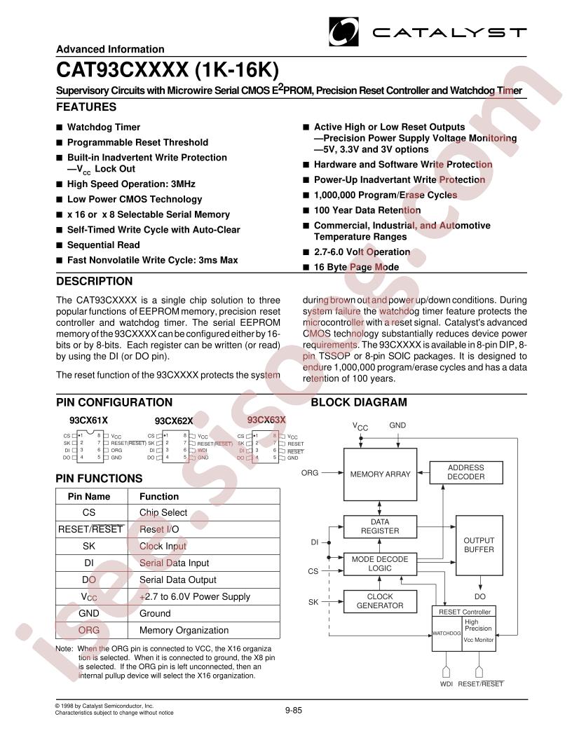 CAT93C8612PI-45TE13