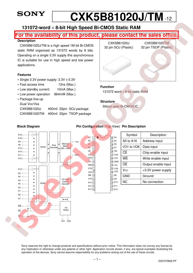 CXK5B81020J