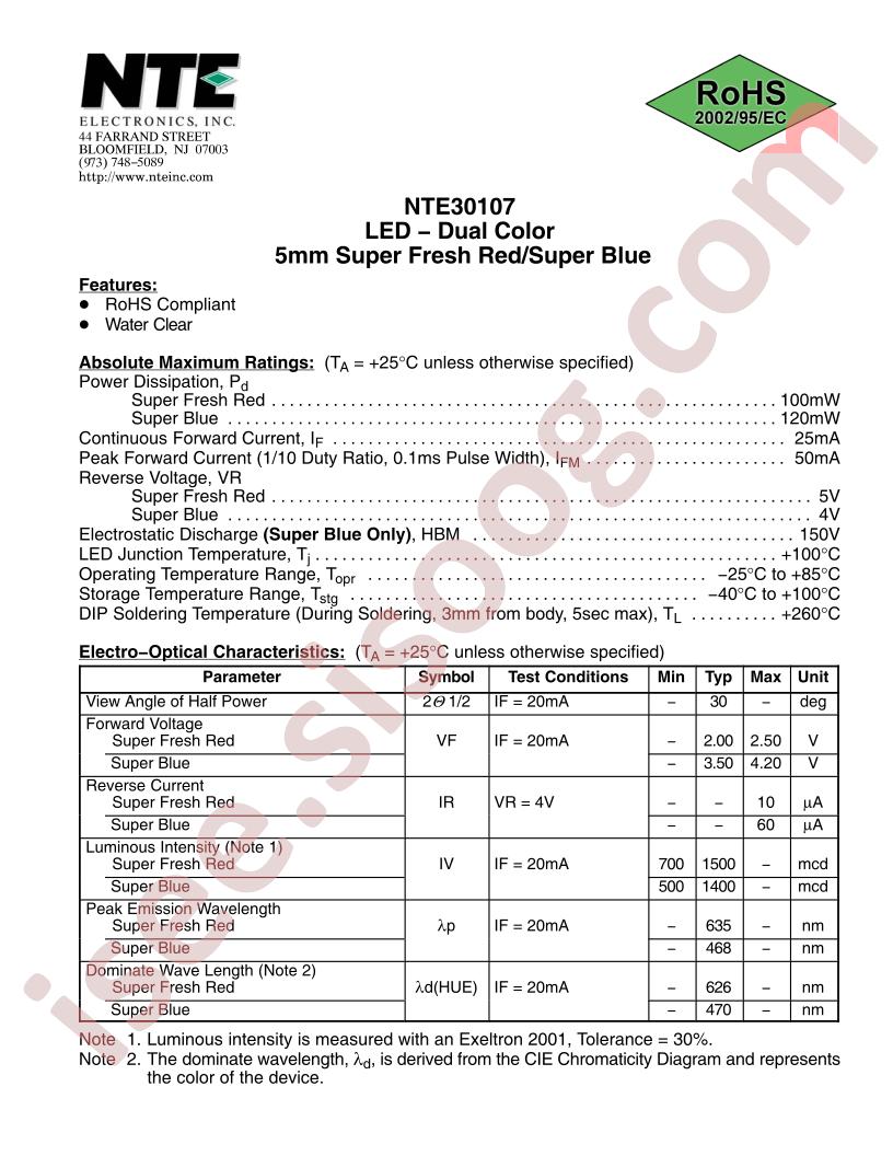 NTE30107