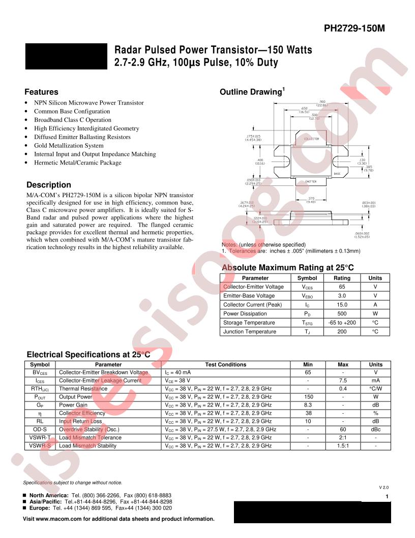 PH2729-150M